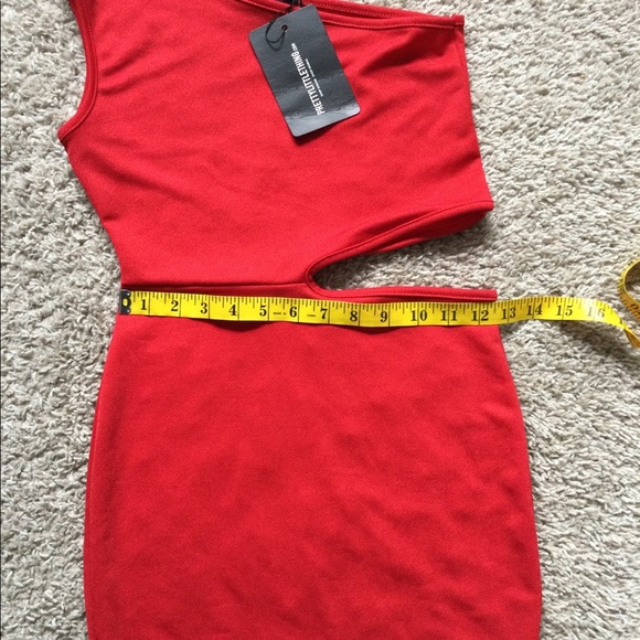 One Shoulder Cut Out Dress - Picture 6 of 16